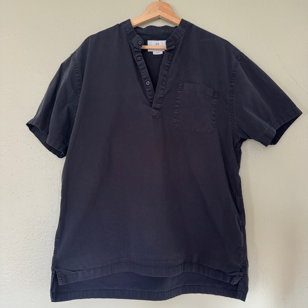 Hugh & Crye Black Cotton Popover